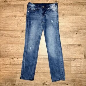 True Religion Kids Size 10 Geno Relaxed Slim Stretch Denim Jeans
